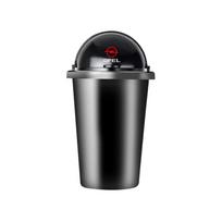 cznhv1 Car Trash Storage Box With Swing Lid Leakproof Vehicle Trash Bin For Opel OPC Astra J H G K Insignia Corsa D Mokka Car Valve Cap juoda
