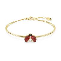 Swarovski Boružėlės Idyllia Kubinio Cirkonio Kristalo Aukso Atspalvio Apyrankė Moteriška Raudona 5670057 auksas