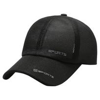 Vintage Unisex Baseball Cap Soft Full Fitted Breathable Mesh Sun Hat Tennis Cap for Outdoor Fising Camping 56 TO 60 CM juoda