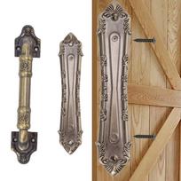 Durable Sliding Door Handle Bronze Color Barn Door Handle Vintage Gate Pull Handle  Wardrobe