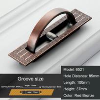 KAK Vintage Tatami Hidden Door Handles Zinc Alloy Recessed Flush Pull Cover Floor Cabinet Handles Furniture Handles Hardware