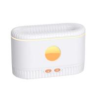 Household Ultrasonic Air Humidifier Usb Electric Aroma Diffuser Simulation Flame Light Silent Aromatherapy Essential Oil Difusor USB Cable
