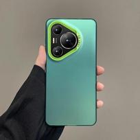 Dėklas Huawei Pura 70 Ultra, Telefono dėklas Huawei Pura 70 Pro, Dėklas Huawei Pura 70, Pura 70 + Plus Metalizuota Aurora Odos Matinis Dėklas Huawei Pura 70 Ultra