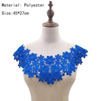 Hollow Lace Fake Collar High Quality Fabric Embroidered Neckline For Women Diy Dresses Applique Neckline Sewing Collars