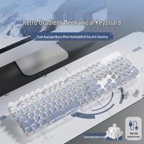 EWEADN V30 Wired Punk Retro Mechanical Keyboard