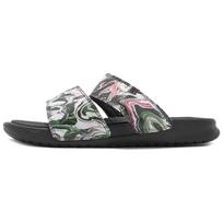 Nike Benassi Duo Ultra Slide 'Black Green Pink' Women's 819717-003 35.5