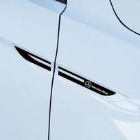 GLC GLB 2 vnt. Epoksidinė lipdukas Automobilio sparnas Šoninis sparnas Emblema Lipdukas Mercedes Benz Naujai B/C/E klasei A klasei C200L GLC GLK Ne juoda