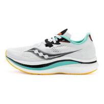 Saucony Endorphin Pro 2 women carbon plate running shoes white black green S10687-84 37
