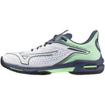 [Mizuno] Tennis Shoes Wave Exceed Tour 6 OC Clay/Artificial Grass Court Lightweight Soft Tennis Hard Court White x Mint x Navy 28.0 cm 2E