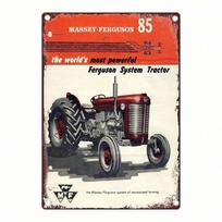 Vintažinis Massey Ferguson Metalinis Traktoriaus Sienos Ženklas Retro Sodybos Klėties Dekoras Garažas Vyro Urvas Kavinė Svetainė (Multicolor,TYA-1025043-20x30cm) įvairiaspalvis