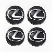 cszdhm1 Interior Stickers 4Pcs 62MM Car Emblem Wheel Center Cover Hub Accessories For Lexus F SPORT ES RX NX LS UX LM LX GX LC RZ IS CT