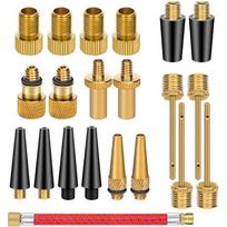 Inflator Tool Presta Schrader Valve Pump Needle Valve Adapter Tools  Sports Balls 21Pcs