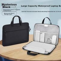 BRINCH Fully Open Laptop Bag, 12/13.3 Inch, Suitable for Men And Women, Business Commute Use, Compatible with Huawei And Apple Laptops