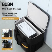 Biyoumei Desktop Computer Case Storage Bag Gaming PC Case Cover with Detachable Handle for Monitor, Keyboard And Peripherals
