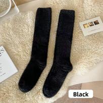 Mink Velvet Mid-tube Socks Thick Hosiery New Leg Warmers  Autumn and Winter juoda