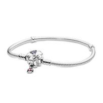 Pandora Flower Ladybug 925 Silver Bracelet Women's 597124NLC sidabras