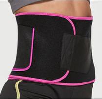Neoprene Stomach Sauna Sweat Slim Trainer Bands Slimming Tummy Waist Trimmers Belt for Women Man S rožinė