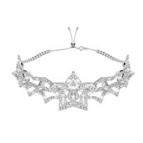 Swarovski Stella choker necklace star white rhodium plated women's model 5617753 balta