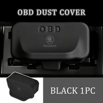 DZXB5 Silicone Car OBD Dust Cover OBD Diagnostic Interface Protective Cover For Skoda Kamiq MK3 Roomster Rapid Kodiaq Karoq Fabia