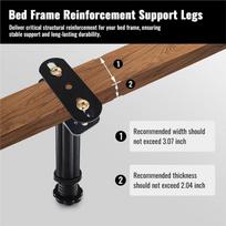 Premium-Adjustable Height For Bed Support Legs 8PCS 5.0 To 7.8 Inch Heavy Duty For Bed Frame And Slat Support juoda