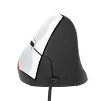 Vertikali laidinė pelė Ergonomiška optinė 3 klavišų žaidimų biuro pelė, skirta asmeniniam kompiuteriui / nešiojamasis kompiuteris juodas juoda