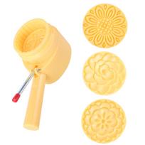 Hand Pressed Ice Skin Mooncakes Mold Chocolate Moulds Flexible ABS Plastics Pastries Dessert Mold for Baking Enthusiasts
