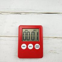 Itin plonas LED skaitmeninis ekranas virtuvės laikmatis Kvadratinis gaminimas Skaičiavimas iki Atgalinės atskaitos žadintuvas Miego chronometras Laikinasis laikrodis D raudona