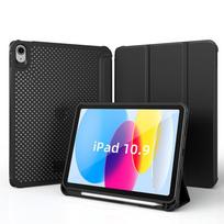 2024 m. iPad Pro 13 dėklas su pieštuko laikikliu, smūgiams atsparus Air 13 odinis dėklas iPad 10 2 ir Air 11 apsauginis dėklas IPAD 10.2 juoda