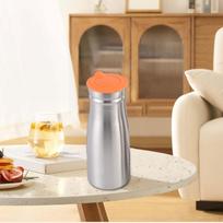1.0 L Stainless Steel Iced Tea Juice Pitcher 3.3x9inch Sturdy Multipurpose for Restaurant with Lid oranžinė