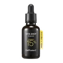15% Vitamino C koncentruotas serumas su spikulėmis "Toning C Vita-shot Ampoule", Cell Fusion C, 20g