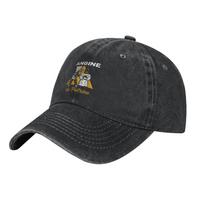Krūtinės angina Baseball kepuraitės Dėvėto džinsinio audinio Skalbtos Sherpa Mantra Snapback kepurė Unisex Vasarinė Reguliuojama kepurė kepurė One Size gray