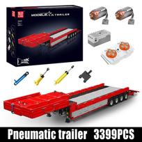 Mould King 19015T Technical Car Building Block APP& RC Remote Control Trailer Model Set Assembly Truck Brick Kids Christmas Gift