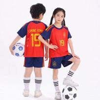 2027 Spain Home No.19 Kids' Soccer Jersey 24