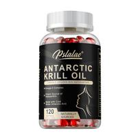 Antarctic Krill Oil Softgels, Omega-3 Supplement; contains EPA, DHA, phospholipids, and astaxanthin; suitable for adults. 120*1