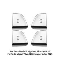 ckwjb7 4pcs for Tesla Model Y LAUNCH 2025/Model 3 Highland Door Key Protection Patch Car Accessories Door Opening Button Protect Cover