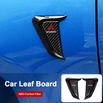 cyfmlu1 cydjfg1 Carbon Fiber Car Side Fender Vent Air Fender Cover Trim For Mitsubishi Lancer Mirage Pajero Asx 10 Outlander 3 l200 Accessories