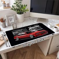1PC Car Illustration Large Durable Mouse Pad Suitable for Office Desks, Gaming Desktops.Non-Slip Back P80 30cmx60cm(11.8x23.6inch)