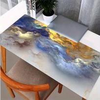 Space Galaxy Landscape HD Mouse Pad Office Computer Blue Gaming Keyboard Mat Mousepad Laptop Non Slip Table Mat 30cmx60cm(11.8x23.6inch)