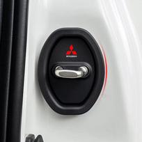 4 vnt. automobilio durų stabdiklio dangtelis, durų užrakto apsauginis dangtelis, skirtas Mitsubishi Outlander Lancer Pajero, išorės stiliaus priedai