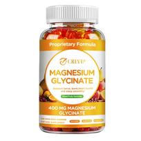 Magnesium glycine gummies, 400 mg, magnesium, supports joint health, suitable for both men and women. 100*1