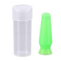8pcs Contacting Lens Plunger Reusable Silicone Applicator Remover Tool with Individual Container Safely Comfortably žalia