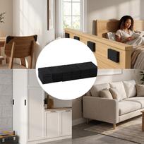 EVA Headboard Bumpers, Furniture Wall Protectors, Soft Foam Pads for Noise Reduction, Strong Adhesive, 2 Sizes 20mm 3mm