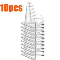 10/20/30PCS Clear Acrylic Coin Display Stand Holders Small Easel Card Storage Rack Kpop Idol Card Organizer Coin Mini Stand Gift