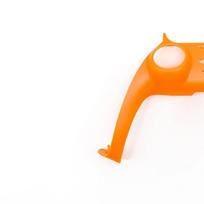 Pakeičiama dekoratyvinė apdailos korpuso juostelė PS5 BDM010-050 valdiklio modifikacijai Orange Matte