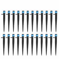 100Pcs Black Drip Dripper 4/7 Mm Hose Connector Irrigation Emitters  Agricultural Planting 13cm