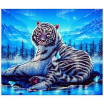 Diamond Painting Cross Stitch Tiger Diamond Embroidery Animals Handmade Diamond Mosaic Picture Rhinestone Home Decor 20X30CM