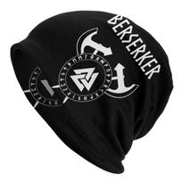 Viking Berserker Skullies Beanies Caps Unisex Winter Warm Knit Hat Women Unisex Fashion Adult Bonnet Hats Outdoor Ski Cap Beanies Hat