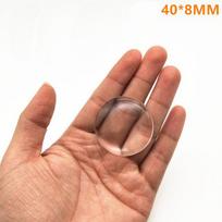 Durų rankenos buferio pagalvė Lipni permatoma silikoninė sienų apsauga nuo smūgių, plaunama daugkartinio naudojimo apvalių durų kamštis 4PCS