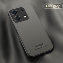 Leather Case for Xiaomi Poco X6 X5 X3 Pro GT NFC X4 Poco F6 F5 Pro C65 F3 Poko M6 M3 M2 Pro 4G Car Magnetic Holder Phone Cover Poco X6 tamsiai pilka spalva