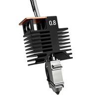 Hotend Kit Replacement for Snapmaker U1 3D Printer 0.8mm Nozzle 48W Ceramic Heating High Flow Hot End black